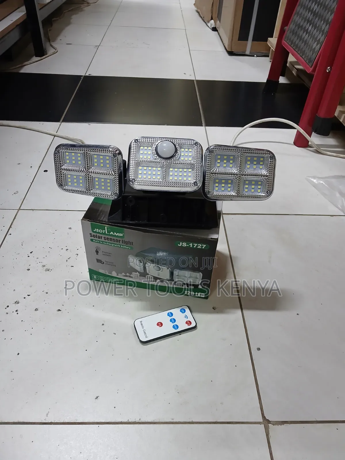 JSOTLAMP JS-1727 120 LED Solar Motion Sensor Light