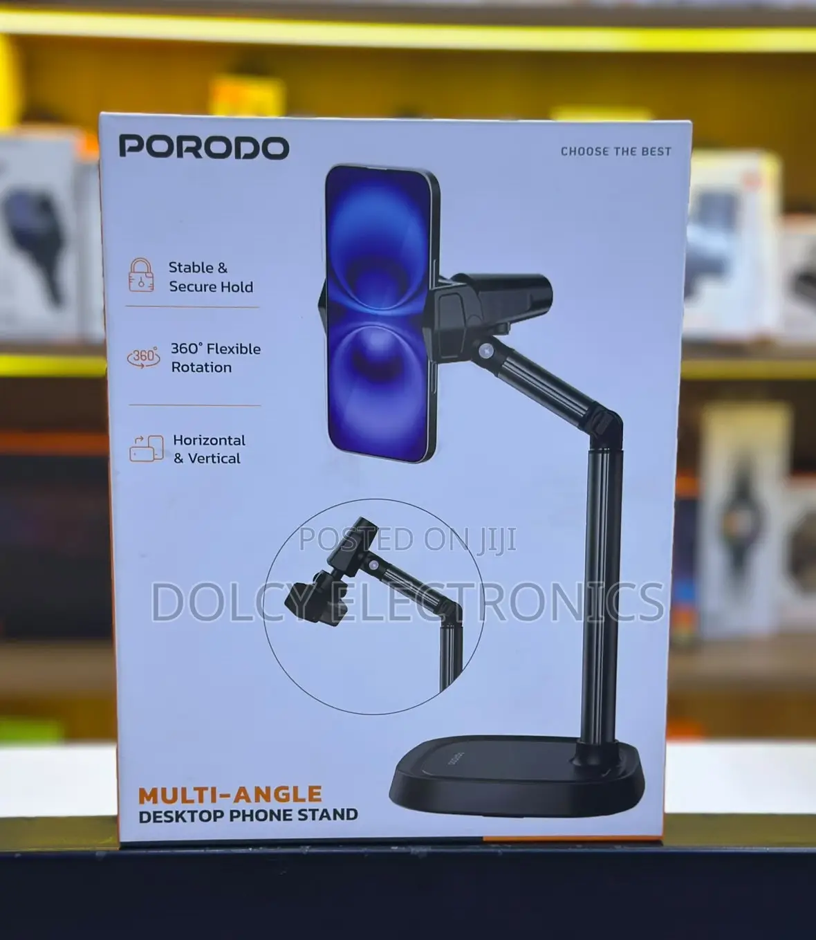 Porodo Multi-Angle Desktop Phone Stand