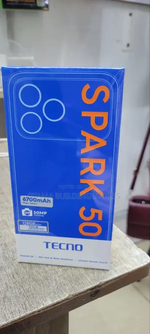 New Tecno Spark 50 128 GB Black