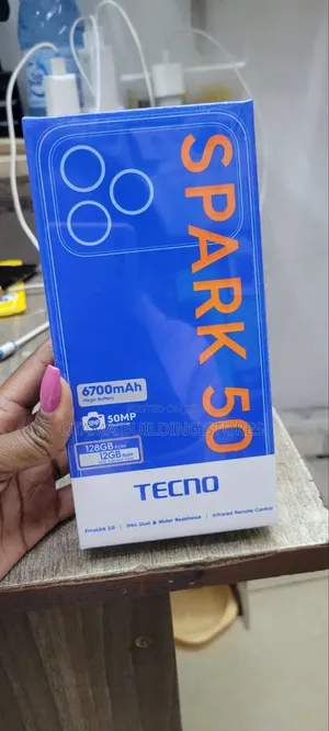 New Tecno Spark 50 128 GB Black