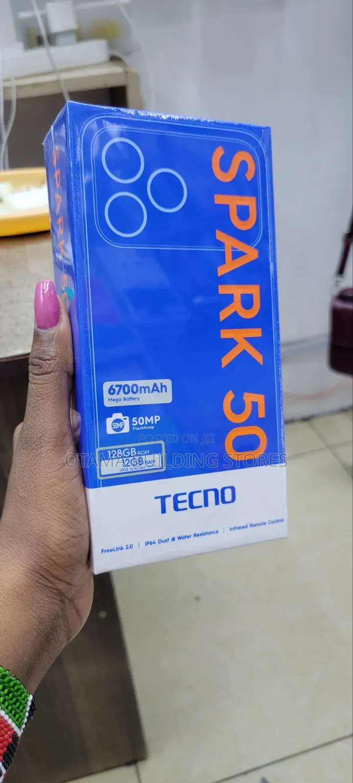 New Tecno Spark 50 128 GB Black