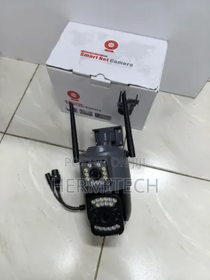 Dual Lens 4G Electric CCTV Camera for Gate Security