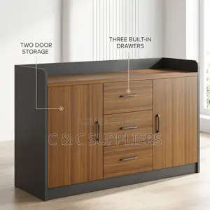 File Credenza Cabinet With Drawers