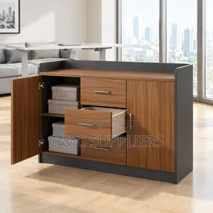 File Credenza Cabinet With Drawers