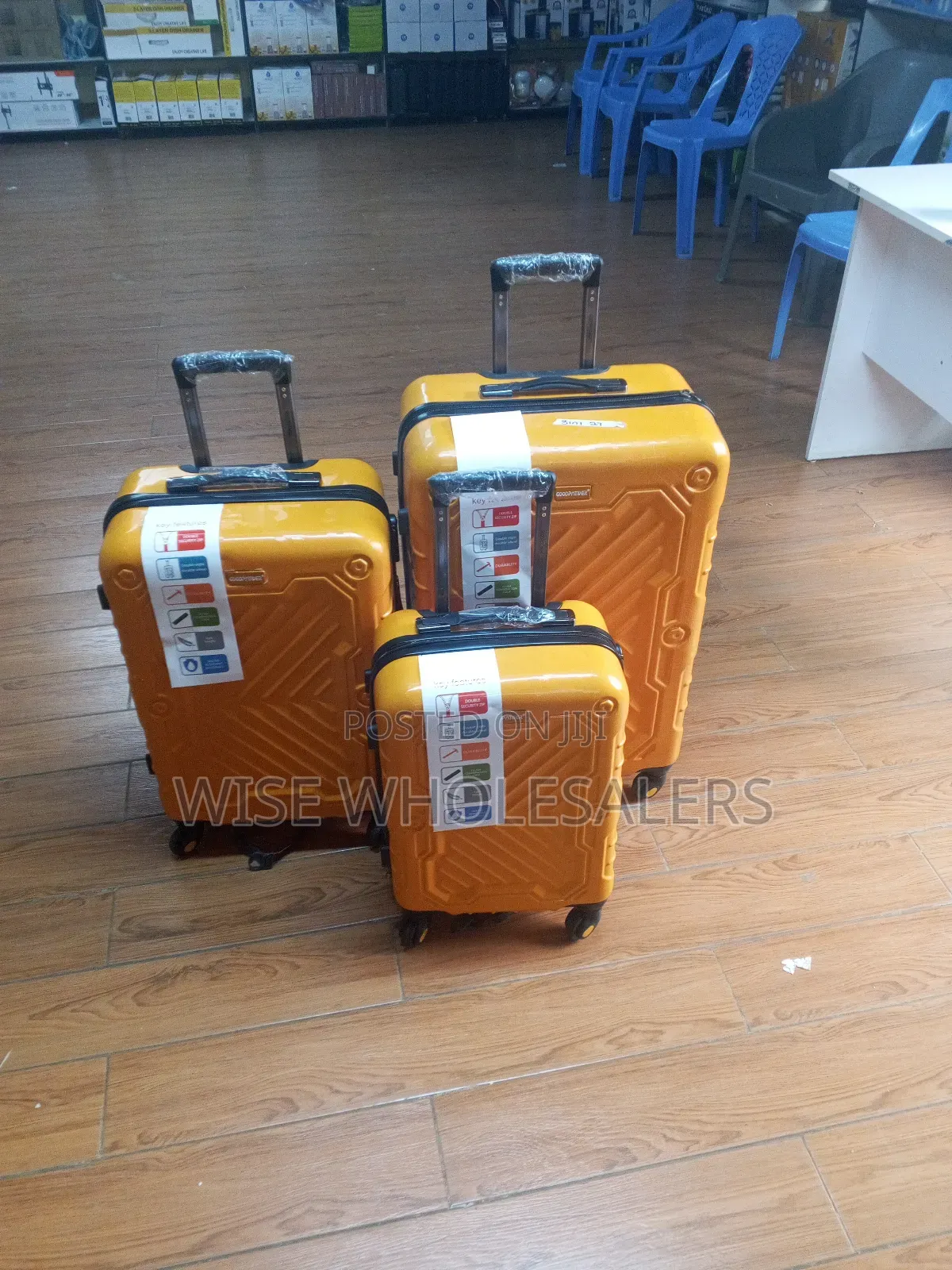 3 in 1 Unbreakable Fibre Suitcase