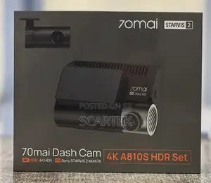 70mai Dash Cam 4K A810S HDR Set