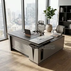 Imported Office Table With Extension-1800mm