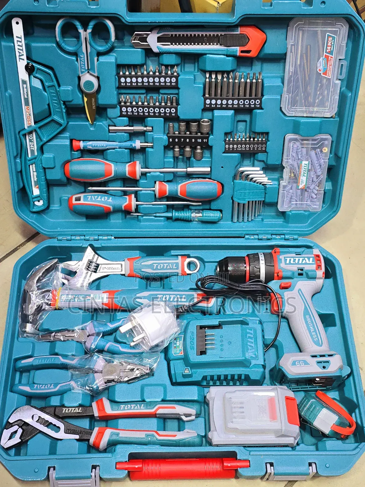 Total 166pc Mechanical Toolkit