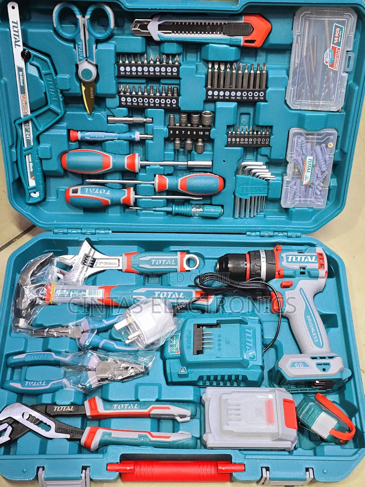 Total 166pc Mechanical Toolkit