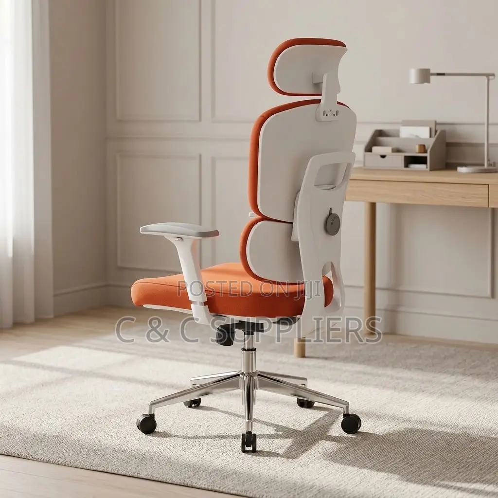 Orange Executive Orthopedic Seat.