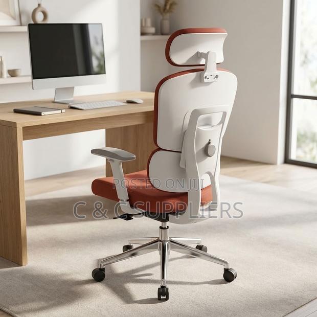 Orange Executive Orthopedic Seat. - thumbnail 6