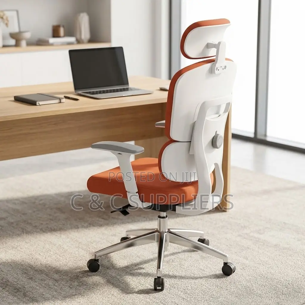 Orange Executive Orthopedic Seat.