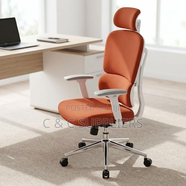 Orange Executive Orthopedic Seat. - thumbnail 9