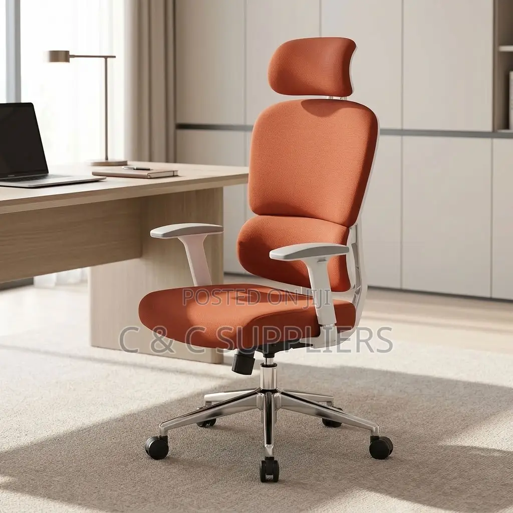 Orange Executive Orthopedic Seat.