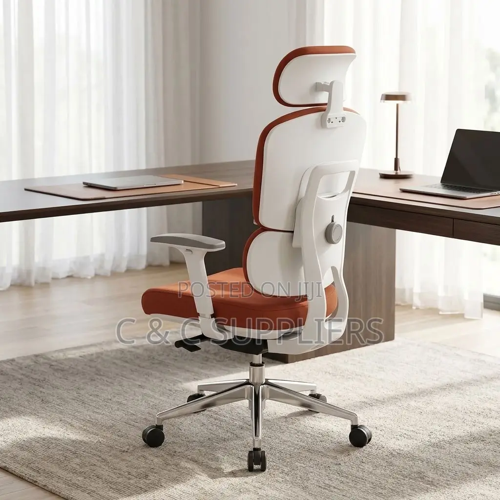 Orange Executive Orthopedic Seat.