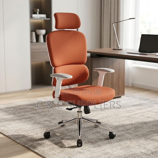 Orange Executive Orthopedic Seat. - thumbnail 14