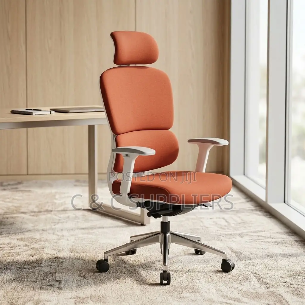 Orange Executive Orthopedic Seat.