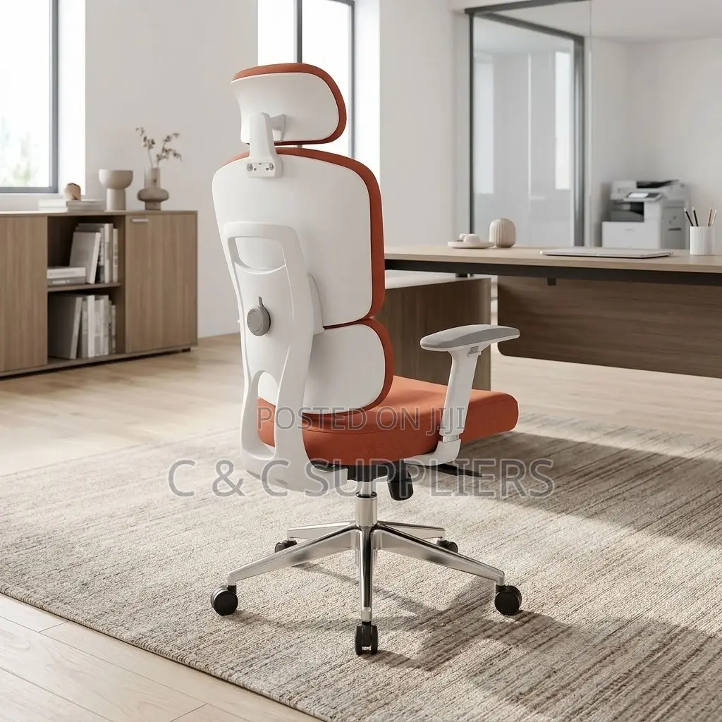 Orange Executive Orthopedic Seat.