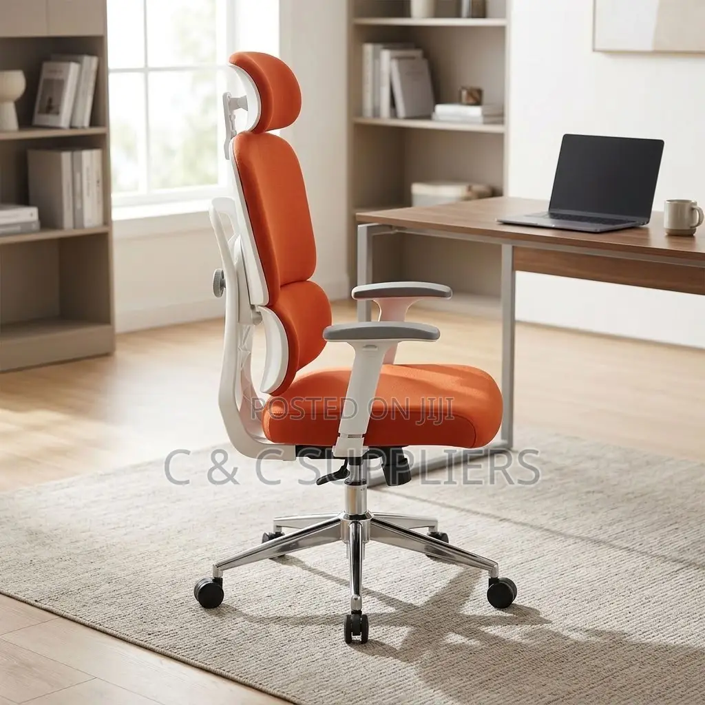 Orange Executive Orthopedic Seat.