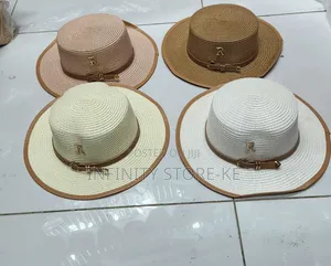Flat Straw Summer Hats