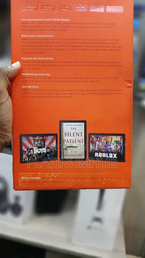 New Amazon Fire HD 10 (2021) 1 TB Black