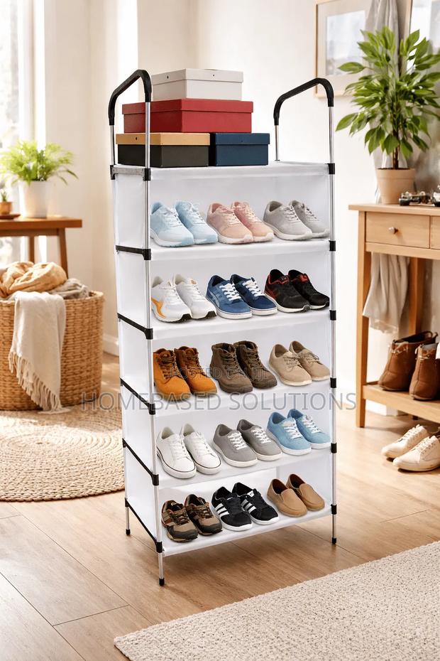 6 Layer Dust Proof Covers Shoe Rack - main view