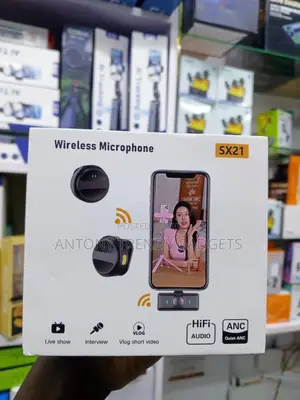 SX21 HiFi Wireless Lapel Mic With Noise Cancellation