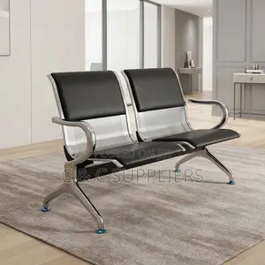 2-Link Padded Waiting Bench With Armrest