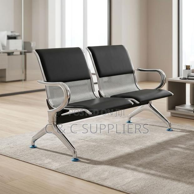 2-Link Padded Waiting Bench With Armrest - thumbnail 12