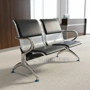 2-Link Padded Waiting Bench With Armrest