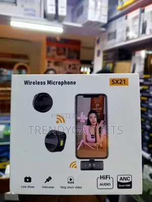 SX21 Portable Wireless Microphone for Live Streaming and Vlogs