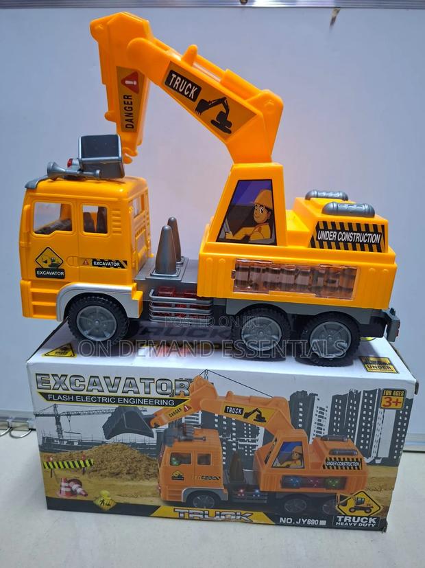 Excavator Toy Truck - main view