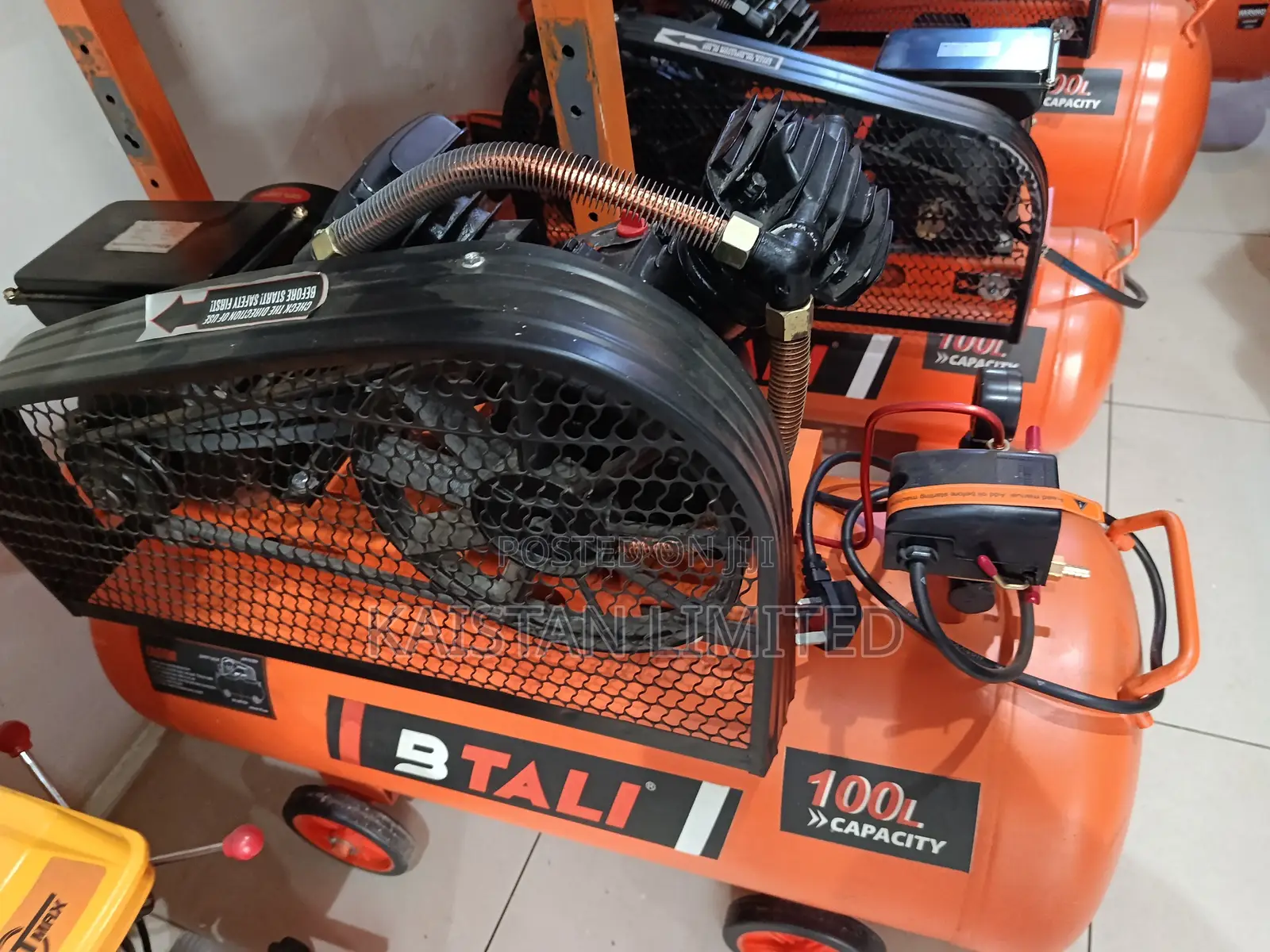 Btali Electric 100l Belt Driven Air Compressor
