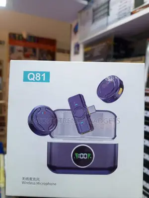 Q81 Wireless Lavalier Mic Kit for Smartphones and Vlogging