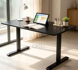 Electric Adjustable Standing Desk – Modern Home Office Workstation