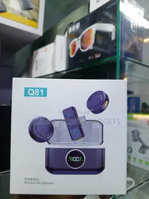 Q81 Magnetic Clip-on Microphone Set for TikTok and YouTube