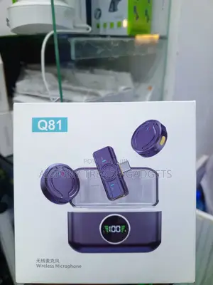 Q81 Dual Wireless Mic System for Interviews and Video Calls