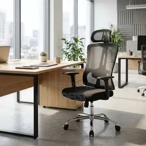 Office Chair; Adjustable High-Back Study Seat