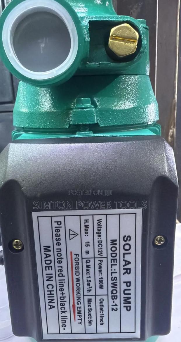 Model LSWQB-12 DC 12V 180W Solar Water Pump.