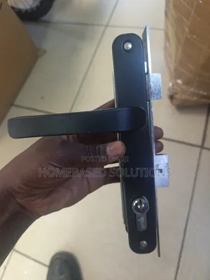 Black KAC Glass Door Lock