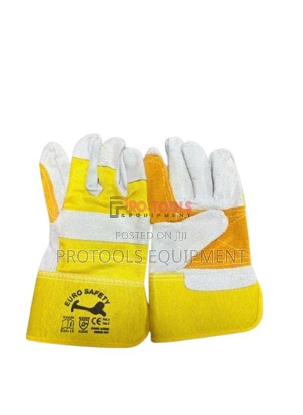 Double Palm Leather Gloves - main view