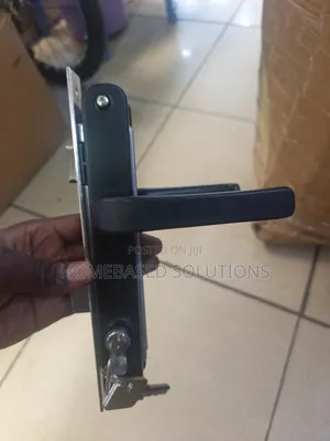 Black KAC Glass Door Lock