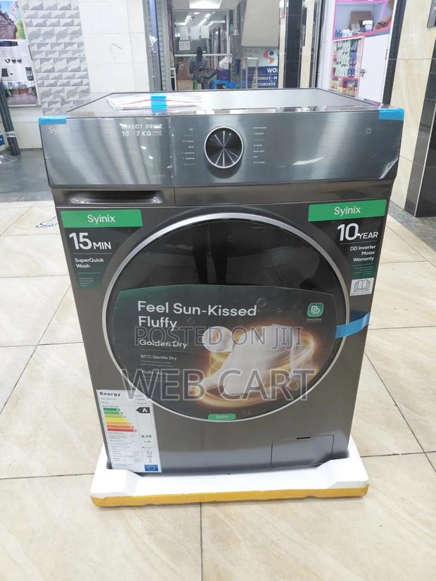 Syinix 10/7kg Wash and Dry Washing Machine N10WFDT
