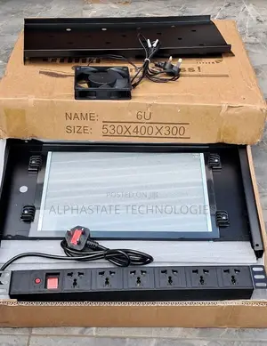 6U Network Cabinet With Cooling Fan for Routers and Switches