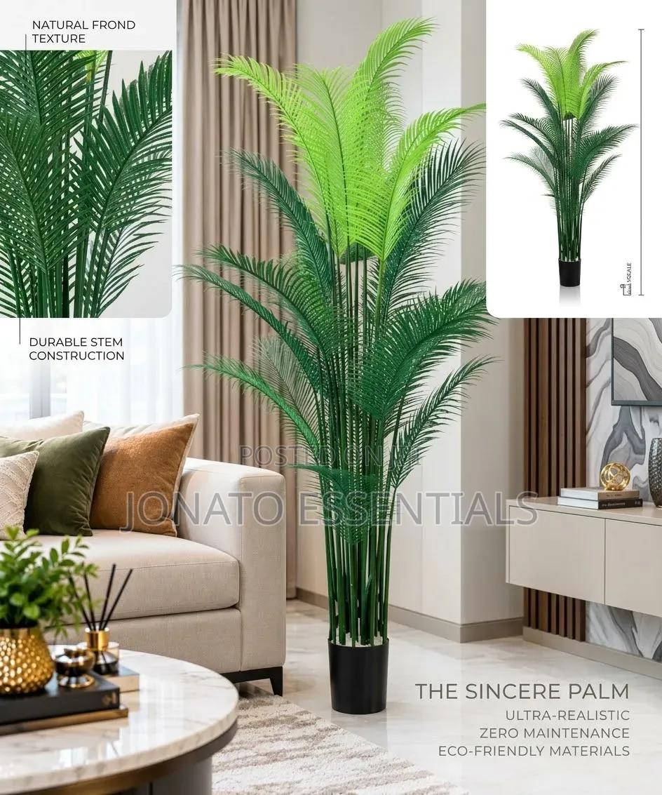 Artificial Palm Tree 1.8M Tall Indoor Plant Home Decor