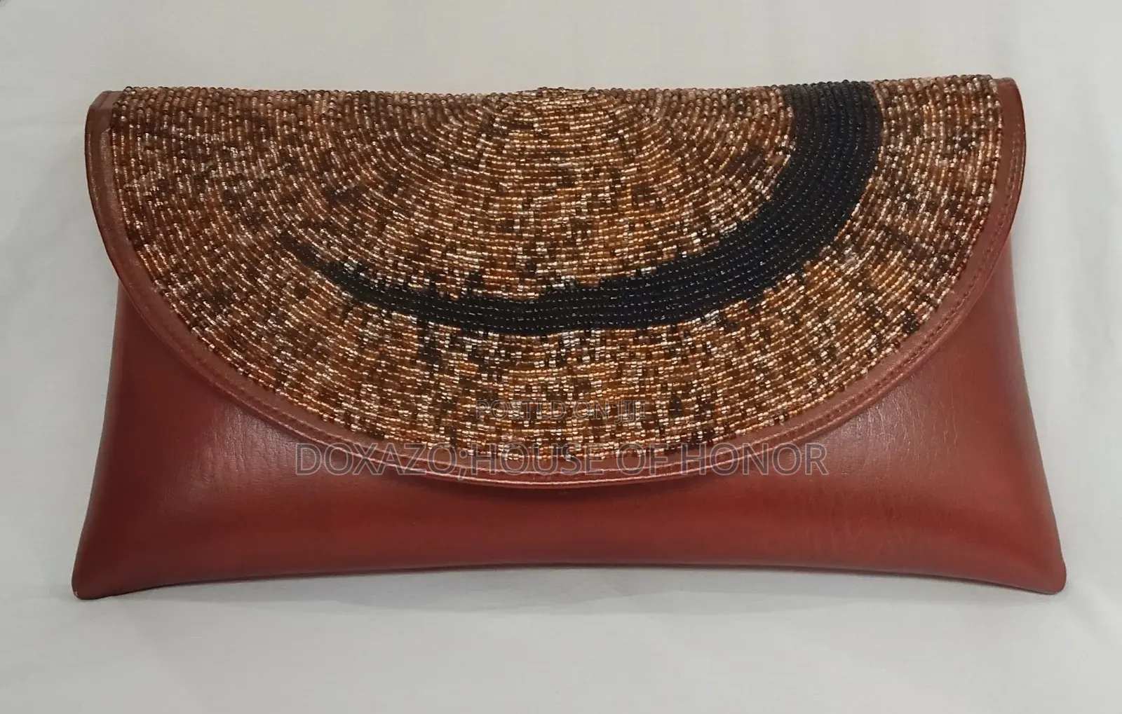 African Leather Clutch Bags