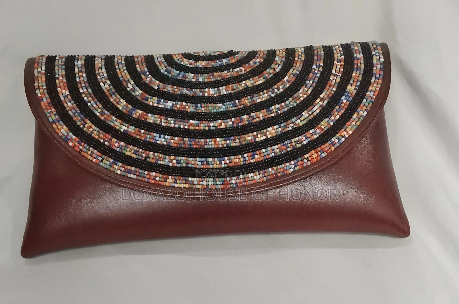 African Leather Clutch Bags