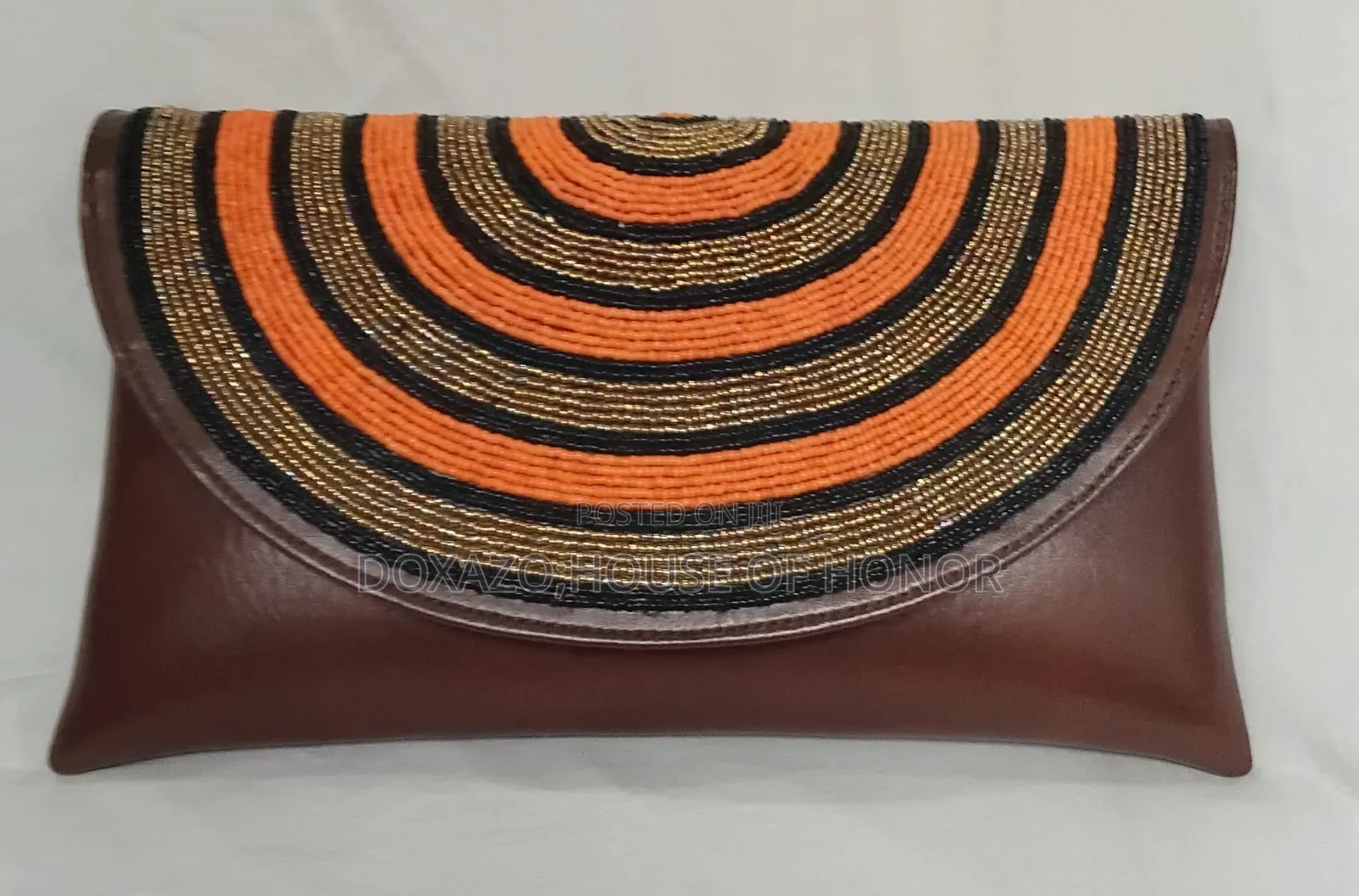 African Leather Clutch Bags