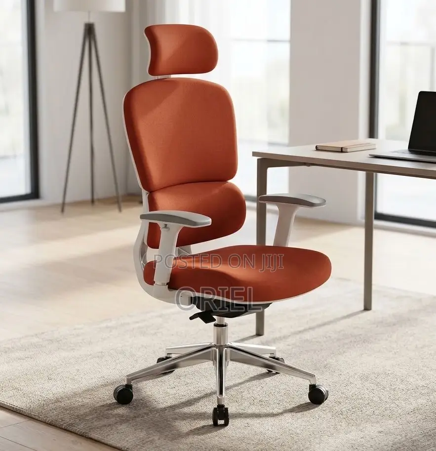 High-Back Computer Office Chair – Comfortable Ergonomic Desk Seating