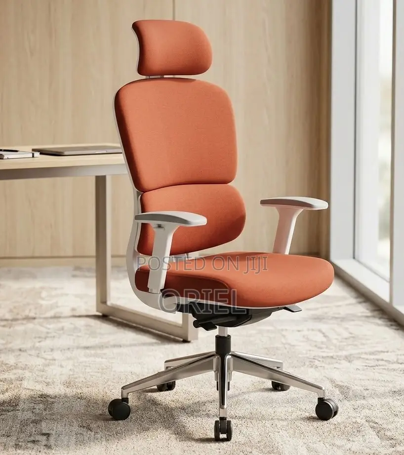 High-Back Computer Office Chair – Comfortable Ergonomic Desk Seating